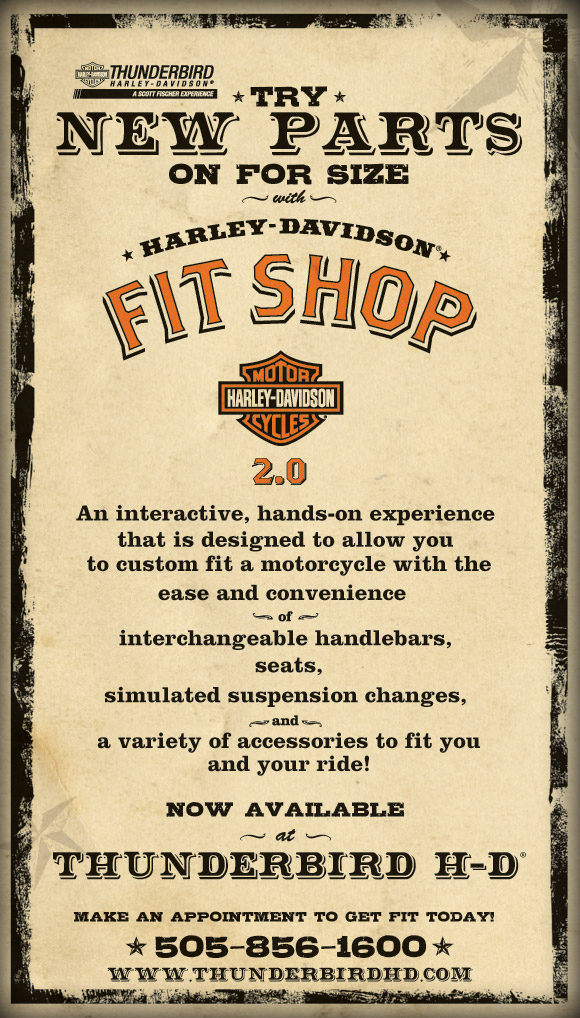 Harley-Dadivson® Fitshop | Try New Parts on for Size in Albuquerque, New Mexico