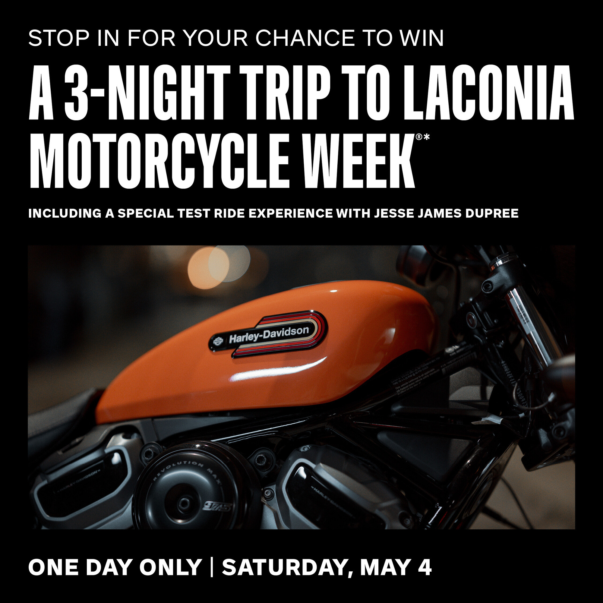 Win a 3 Night Trip to Laconia Motorcycle Week